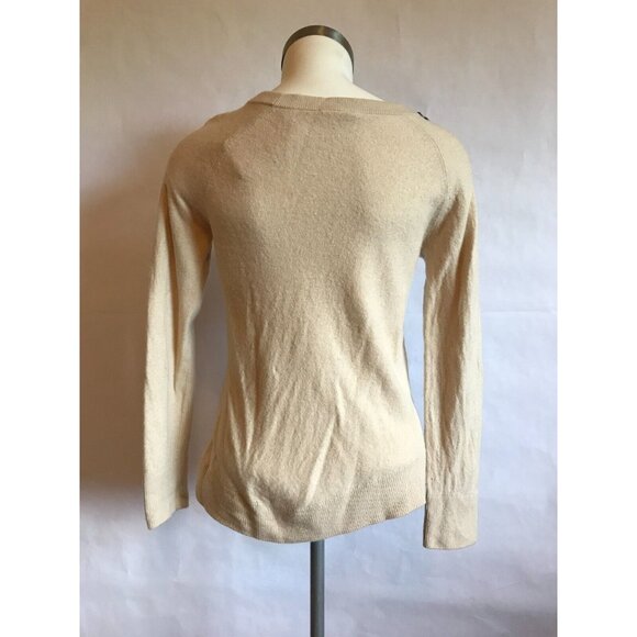 Kate Spade Tan Sweater W/ Black Oversized Bow, Size XS - Picture 5 of 9